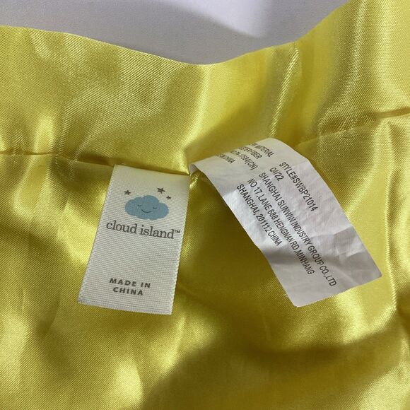 Cloud Island Lovey Security Blanket Chicken Chick Plush Crinkle Satin Yellow - Picture 6 of 8